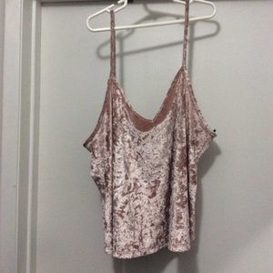 velvet tank top